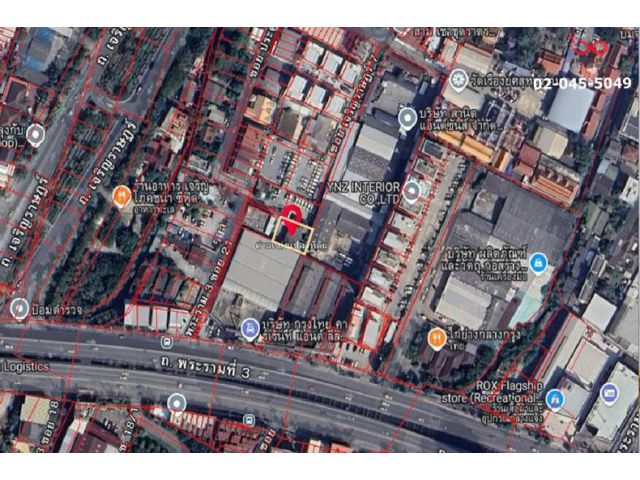 ขายที่ดิน พระราม 3 ซอย 21 ขนาด 124 ตร.วา|ใกล้ทางด่วน เหมาะสร้างอพาร์ทเม้นท์