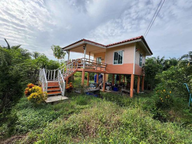 ขายบ้านพร้อมที่ดินสวนเกษตร 3 ไร่