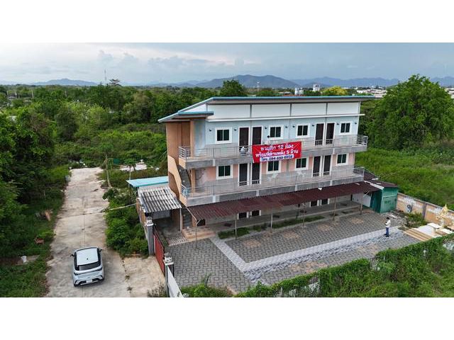 ขาย อาคารห้องเช่า 12 ห้อง  ปราณบุรี  ใกล้โลตัส 3 นาที