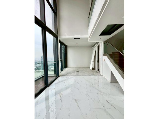 ขายห้อง Penthouse Canapaya Residences พระราม 3 วิวแม่น้ำเจ้าพระยา เนื้อที่ 307.98 ตารางเมตร 4 ห้องนอน