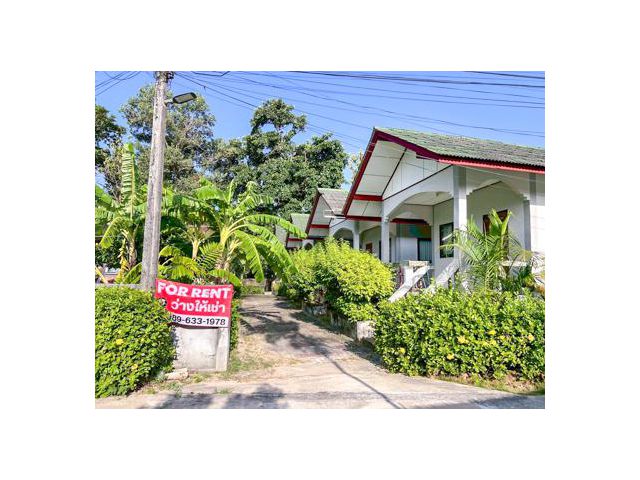 บ้านเดี่ยว  1 นอน ตกแต่งครบ ใกล้หาดตำบลแม่น้ำ