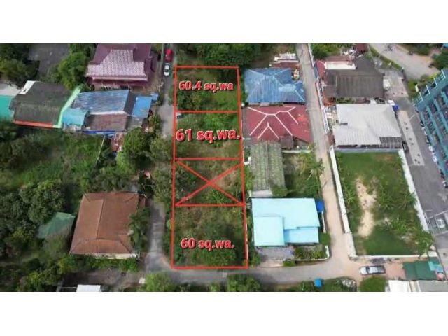 L61 ขายที่ดินฝั่งทะเล ใกล้ทะเลบางเสร่ เดินไปทะเลเพียง 600 เมตร
