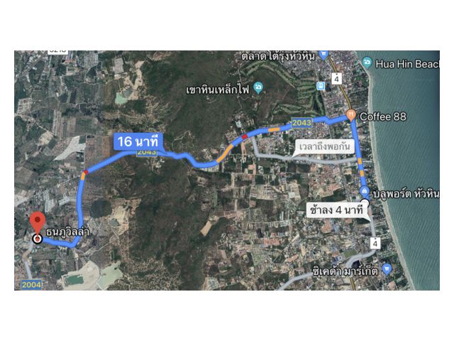 Vาย ที่ดินเปล่า ซ.หัวหิน88 100 ตร.ว. ครุฑเขียว