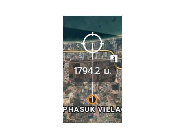 ขายที่ดินโฉนด 9 ไร่ 2 งาน แปลงสวย ทําเลดี ใจกลางเมืองหัวหิน ห่างทะเล 1.8 กม.