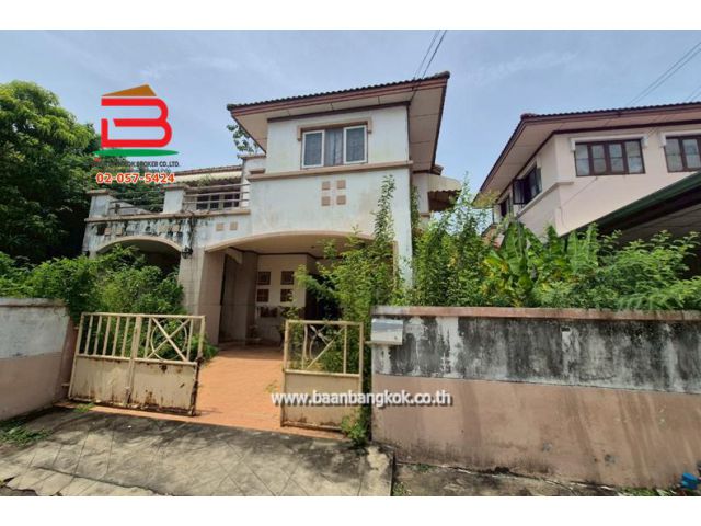 บ้านเดี่ยว โครงการ คุณาลัย บางใหญ่ เนื้อที่ 75.3 ตรว. ถนนคลองถนน ต.เสาธงหิน อ.บางใหญ่ จ.นนทบุรี