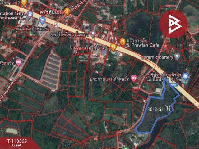 ขายที่ดิน เนื้อที่ 30 ไร่ 2 งาน 51 ตร.วา ประจันตคาม ปราจีนบุรี