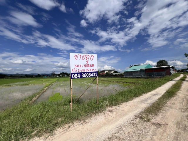 ขายที่ดิน เชียงราย ติดน้ำพุร้อนทุ่งทวี
