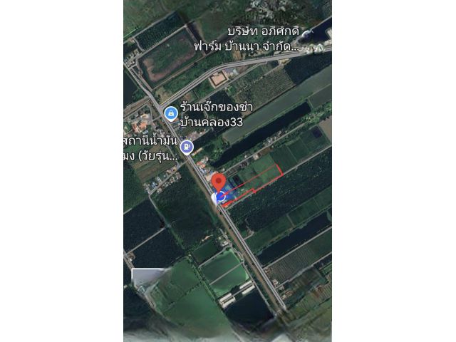 ขายที่ดินเปล่า 51-0-47 ไร่ ติดถนน 4 เลน ต.บ้านพริก อ.บ้านนา จ.นครนายก