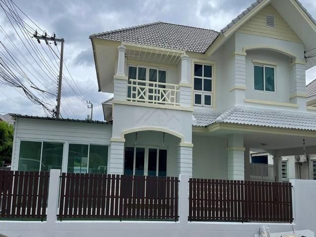 ให้เช่าและขายบ้านเดี่ยว 2 ชั้น 66 ตรว. โครงการบ้านสวนราชา เกษตร-นวมินทร์ (ซ.รามอินทรา 14) ฮวงจุ้ย อยู่แล้วดี เฟอร์พร้อมอ