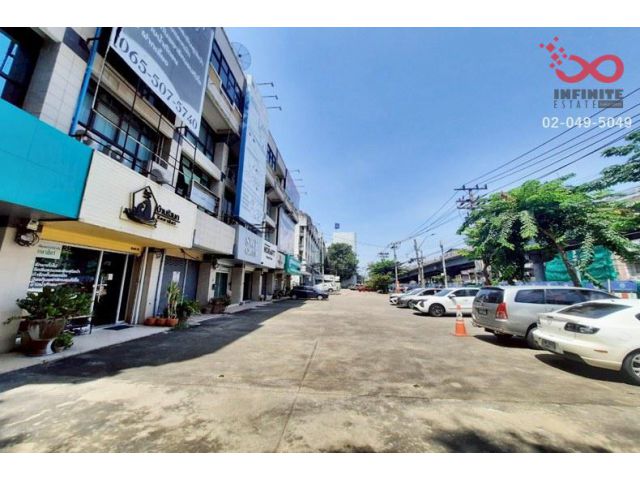 ให้เช่าตึกแถว|อาคารพาณิชย์ ติดถนน วงศ์สว่าง ใกล้ MRT มีที่จอดรถ