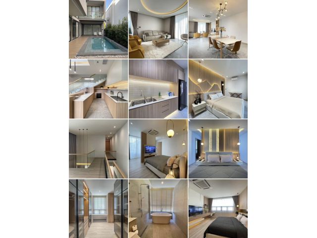 บ้านเดี่ยว 2 ชั้น สไตล์โมเดิร์น พร้อมสระว่ายน้ำส่วนตัว ตั้งอยู่ในทำเลสันกลาง - สันกำแพง ใกล้ชุมชน ใกล้ถนนวงแหวนรอบสอง เช