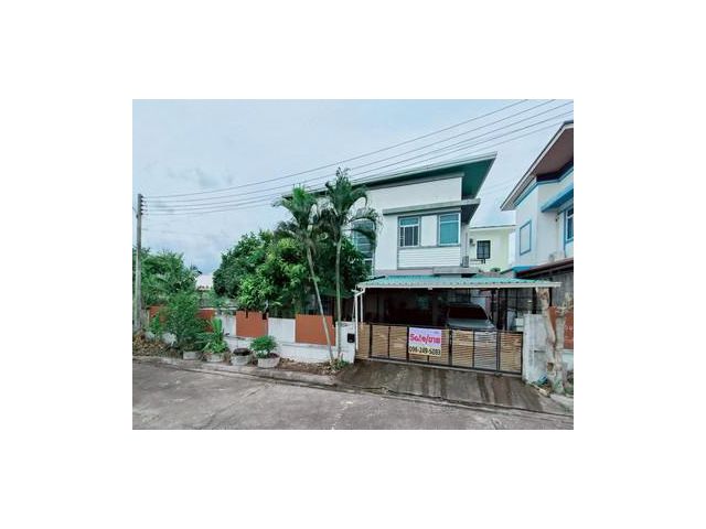 บ้านเดี่ยว 2 ชั้น หลังมุม ขาย บ้านเดี่ยวหลังมุม พฤกษ์พิมาน 2  บ่อ
