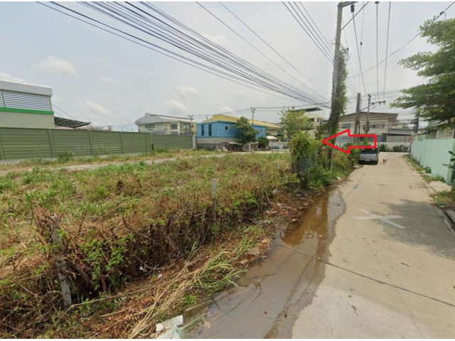 ที่ดินอุตสาหกรรม 3 งาน 86 ตร.ว. ทำเลทอง สุขสวัสดิ์ 78 รถใหญ่เข้าออกสะดวก