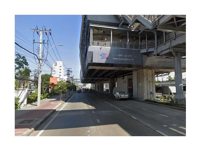 ขายที่ดินเปล่าเชปสวยติดพาราไดซ์ พาร์ค ถนนกว้าง เดินทางสะดวก ใกล้ MRT สวนหลวงร.9