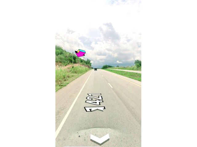 ขายที่ดินเวียงชัย เชียงราย 71ไร่ ที่ดินเนินเขา  ที่ดินติดถนน ทล1421 ห่างสะพานหนองหลวง1กม ห่างสนามกอล์ฟสันติบุรี6กม