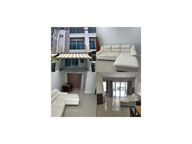 เช่า ทาวน์โฮม 3 ชั้น ขนาด 3 ห้องนอน หมู่บ้านกลางเมือง S-Sense Srinakharin