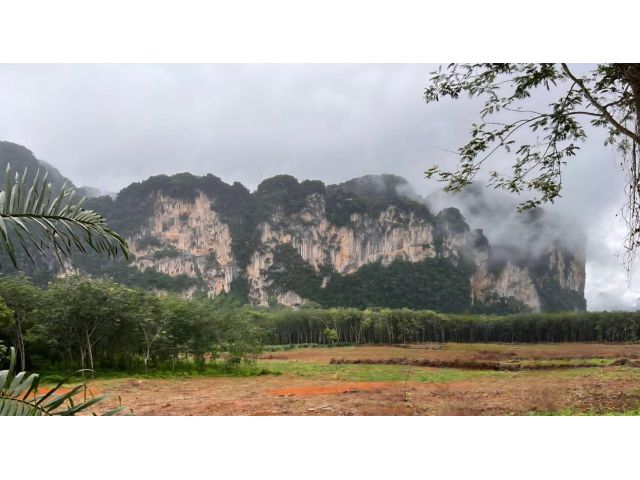 Mountain View Land for Sale – Near International School | Ao Nang, Krabi   Size: 3 Rai (4,800 sq.m.) – Chanote Titl