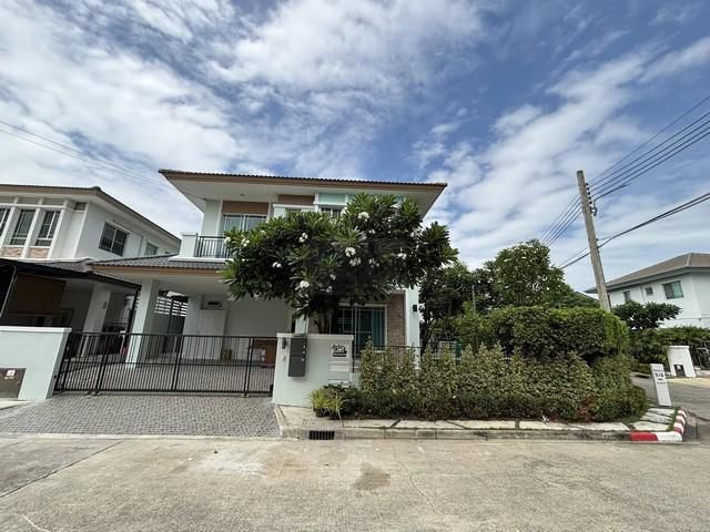 PB5639 ให้เช่าบ้านเดี่ยว 2 ชั้น หลังมุม ถนนวงแหวนกาญจนาภิเษก โครงการ มัณฑนา 2 วงแหวน-อ่อนนุช เฟอร์เครื่องใช้ไฟฟ้าพร้อมอย