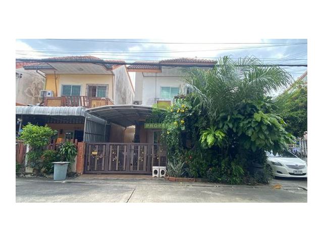 หมู่บ้านเจดับบลิวคาซ่า พระราม5 JW casa ขายด่วน บ้านแฝด 2 ชั้น เนื้อที่ 32.40 ตร.ว แปลงริม ทำเลดี