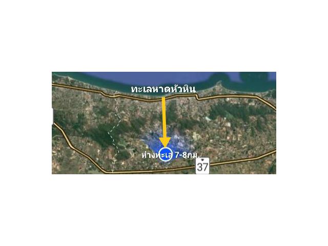 ขายที่ดินโฉนด รวม 20 ไร่ หน้าที่ดินติดถนน 3218 กว้าง 30 เมตร ลักษณะผังแปลงที่ดินเป็นถุงทอง