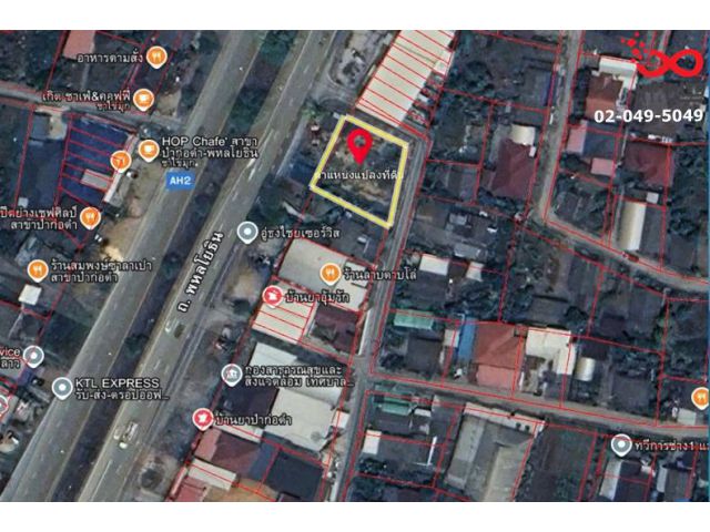 ขายที่ดินเปล่าถมแล้ว 162ตรว.ถนนพหลโยธิน ตำบลป่ากอดำ อำเภอแม่ลาว เชียงราย