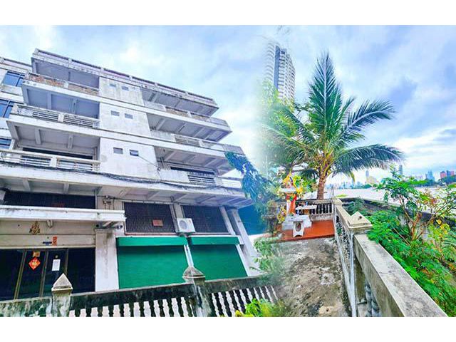 อาคาร Hostel 5ชั้น ร้านอาหาร ติดแม่น้ำ 2,000ตรม. ทรงวาด เยาวราช