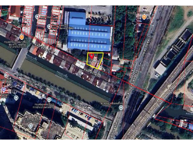 ขายที่ดิน ซอยข้าวสาร เทอดดำริ ถนนพระราม 6 เนื้อที่ 124 ตร.ว. ถมแล้ว