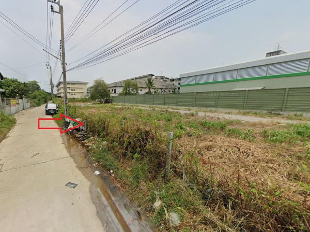 ขายที่ดินเปล่าสีม่วง สุขสวัสดิ์ 78 พระประแดง 3 งาน 86 ตร.ว. ใกล้วงแหวน-ทางด่วน