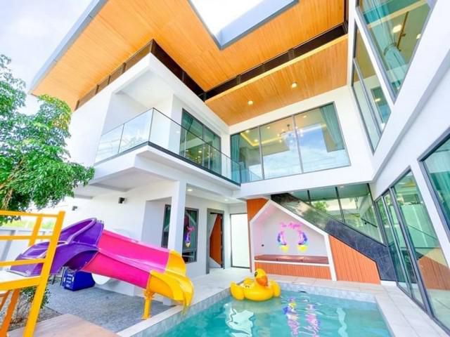 บ้านพลูวิลล่าให้เช่า ซอยทุ่งกลม-ตาลหมัน พัทยา บางละมุง ชลบุรี