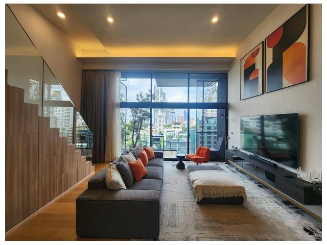 Luxury 3BR Duplex with Double Height Living In Sukhumvit 31