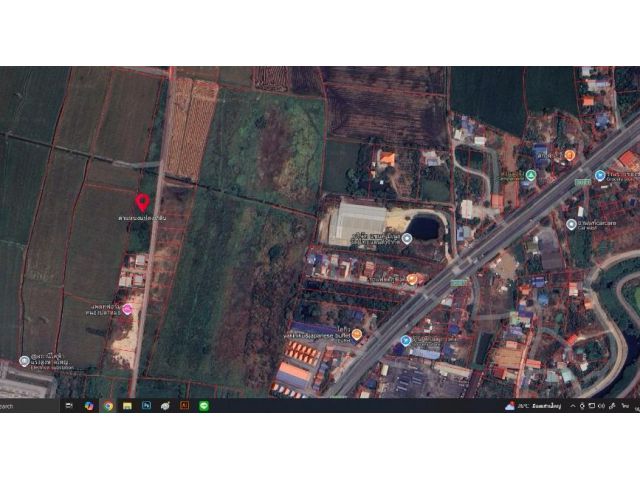 ขายที่ดิน 3 ไร่ 84 ตร.ว ไม่ไกลจากสี่แยกร่องแซง