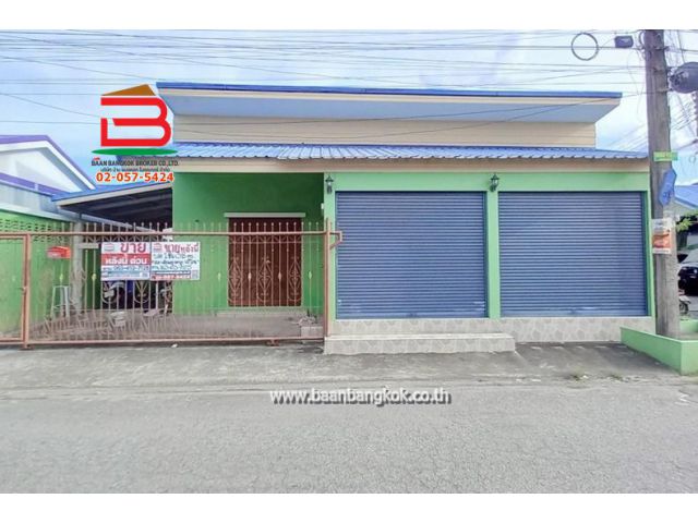 บ้านเดี่ยว หลังมุม การเคหะมีนบุรี (คลองเก้า) เนื้อที่ 38 ตรว. ถนนไมตรีจิต-คลองเก้า เขตคลองสามวา