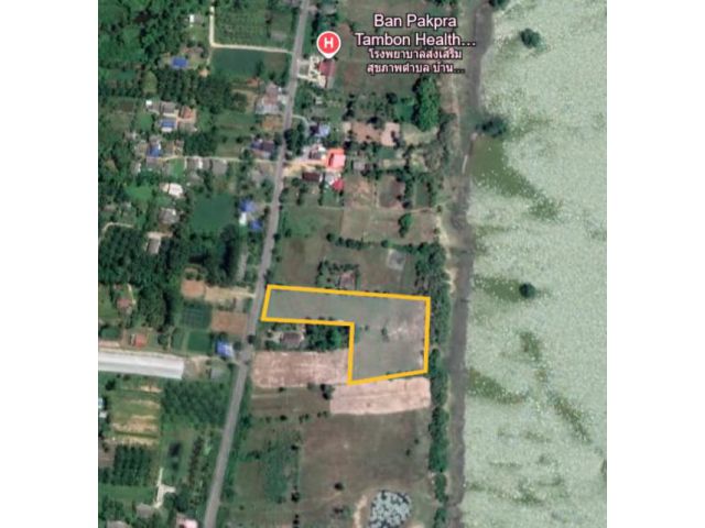 ขายที่ดินติดทะเลสาบสงขลา บ้านปากประ ลำปำ พัทลุง