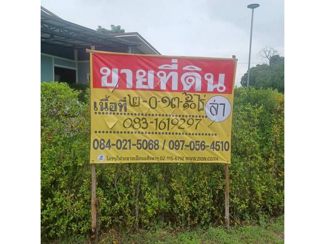 ขายที่ดินราคาถูก ทำเลดี 2-0-13 ไร่ ติดถนนสายหลัก พิษณุโลก-พรหมพิร