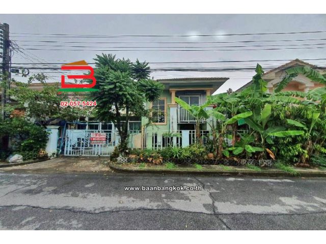 บ้านเดี่ยว หมู่บ้านพฤกษาวิลเลจ 8 (Pruksa Village 8) เนื้อที่ 50.1 ตร.ว สุขาภิบาล 5 ซอย 70 แขวงออเงิน เขตสายไหม กรุงเทพ