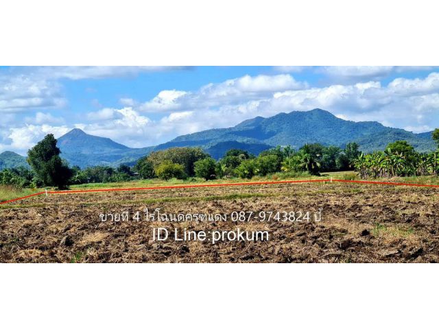 ขายที่ดิน 4 ไร่โฉนด ติดถนนหลักสี่เลนสาย กรุงเทพ – เพชรบูรณ์