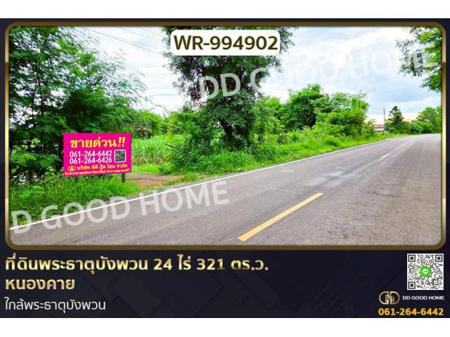 WR-994902 ที่ดินพระธาตุบังพวน 24 ไร่ 321 ตร.ว. หนองคาย ใกล้พระธาตุบังพวน