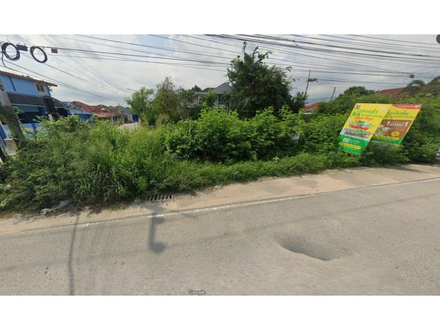 ขายที่ดินพร้อมบ้าน บ้านฉาง ระยอง ทำเลดี ติดถนนประชุมมิตร