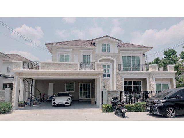 BH3710 ให้เช่าและขาย บ้านเดี่ยว Grandio เกษตร-นวมินทร์ แปลงมุม