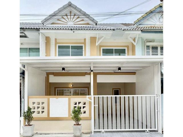 ทาวน์เฮาส์พฤกษา 14 B บางบัวทอง พร้อมอยู่ตกแต่งใหม่