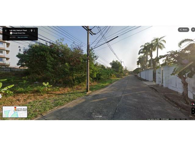ขาย ที่ดิน  139 ตรว.เมืองเอก เพียง 2 นาที จาก โรงเรียนสาธิต ม.รัง