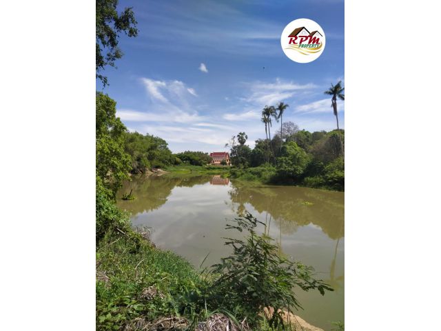 ขายที่ดินริมแม่น้ำท่าจีน เนื้อที่ 1 ไร่ 3 งาน 42 ตรว อ.เดิมบาง จ.สุพรรณบุรี