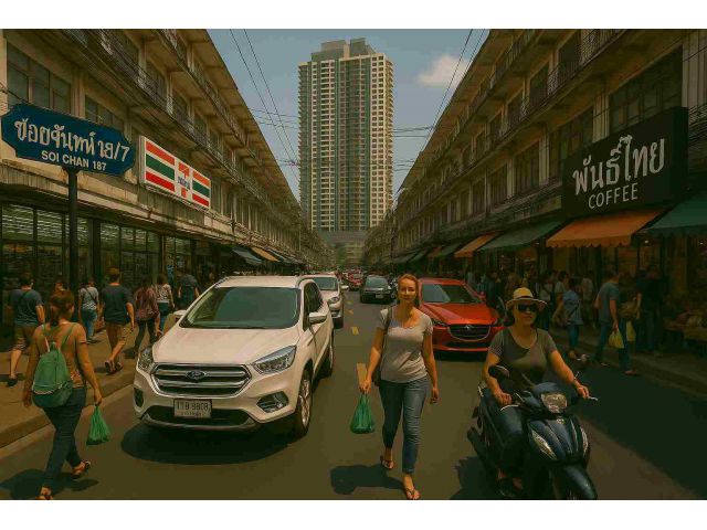 ให้เช่าพื้นที่ทำเลทอง ใจกลางกรุงเทพฯ – ริมถนนจันทน์ 18/7 (สาทร–เซนหลุยส์ 3) ตรงข้าม The Room Sathorn - St.Louis และ 7-El