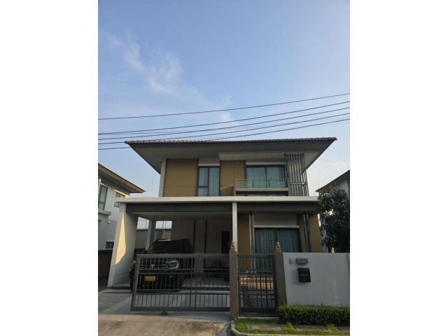 ขายบ้านเดี่ยว 2 ชั้น บุราสิริ ราชพฤกษ์–345 ตกแต่งสวย พร้อมเข้าอยู่ ใกล้ รร.นานาชาติเด่นหล้า