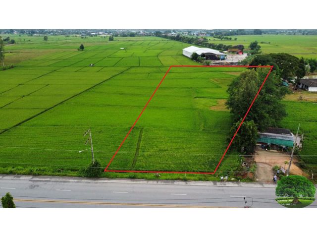 ขายที่ดิน ติดถนนสายเอเชีย 118  เชียงราย-เชียงใหม่ เวียงป่าเป้า เชียงราย ที่ดิน5ไร่เชียงราย