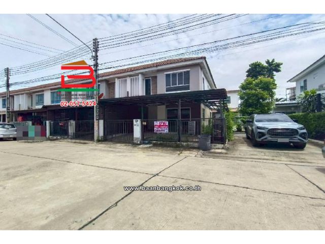 ทาวน์โฮม โครงการ พฤกษาวิลล์ 56 (ถนนบางเตย 3-5) เนื้อที่ 25.2 ตร.ว (ใกล้เซ็นทรัลศาลายา) ตำบลบางเตย อำเภอสามพราน นครปฐม