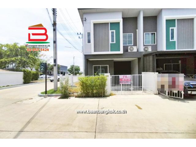 ขาย/เช่า ทาวน์โฮม บ้านฟ้ากรีนพาร์ค ธาม ลำลูกกา-คลอง 7 เนื้อที่ 22.6 ตารางวา ตำบลลำลูกกา อำเภอลำลูกกา จังหวัดปทุมธานี
