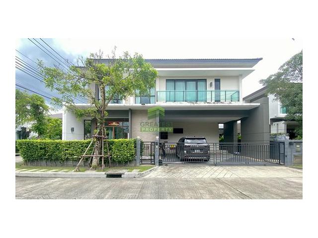 ขายบ้านหรู โครงการพรีเมี่ยม หมู่บ้านเดอะซิตี้ ราชพฤกษ์ สวนผัก 68.50 ตร.ว หันทิศใต้ ตกแต่งสวย ทำเลทอง บรรยากาศดี พร้อมอยู