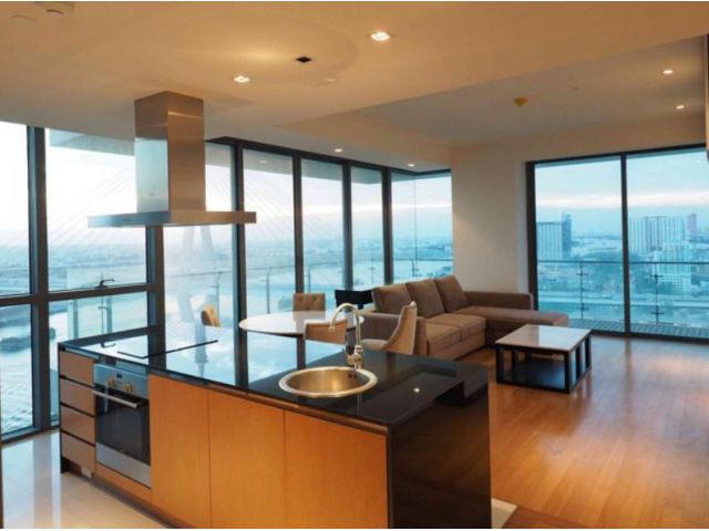 Condo For Rent 2 Bedrooms  at The Pano Rama 3 River View