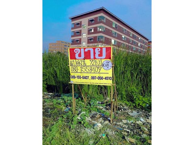 ขายด่วนที่ดินจัดสรรแล้ว  ขายรวม 726  ตร.วา ซ.สุเหร่าเขียว  บางบัว